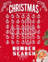 Christmas Number Search: Puzzle Book with 105 Christmas Themed Puzzles B08MHGFZQR Book Cover