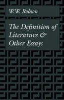 The Definition of Literature and Other Essays 0511552858 Book Cover