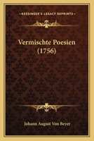 Vermischte Poesien (1756) 1120950899 Book Cover