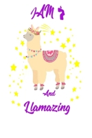 I Am 7 And Llamazing Notebook ,A birthday journal for 7 year old girls and boys :Funny Happy 7th Birthday Gift Notebook 1674128835 Book Cover