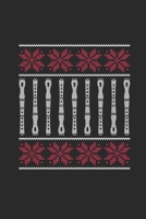 Christmas Flute: Graph Paper Notebook (6 x 9 - 120 pages) Christmas Themed Notebook for Daily Journal, Diary, and Gift 170068079X Book Cover