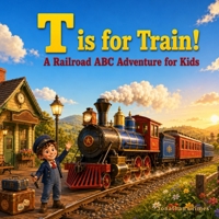 T is for Train!: A Railroad ABC Adventure for Kids (Fun First ABC Books) B0H3DKJH6S Book Cover