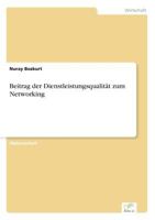 Beitrag Der Dienstleistungsqualitat Zum Networking 3838642945 Book Cover