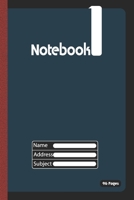 Paper notebook with line ruled pages for journals and notebooks: Wide ruled paper notebook 96 pages 1653229020 Book Cover