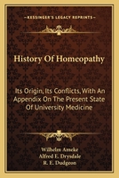 History of Homoeopathy 1145343171 Book Cover
