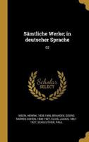 S�mtliche Werke; in deutscher Sprache: 02 0274710145 Book Cover