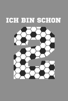 Notizbuch A5 (6X9zoll) Kariert 120 Seiten: Fu�ball 2. Geburtstag Geschenk Jungen 2 Jahre Mannschaft 1670958140 Book Cover