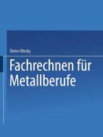 Fachrechnen Fur Metallberufe 3519067242 Book Cover