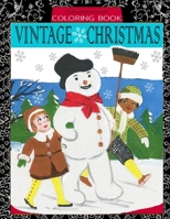 Vintage Christmas Coloring Book B08L4FL7XL Book Cover