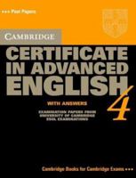 Cambridge Certificate In Advanced English. Examination Papers From The University Of Cambridge Local Examinations Syndicate 0521797659 Book Cover