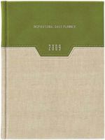 2009 Inspirational Daily Planner (Green Linen) (Everyday Wisdom) 1404187057 Book Cover