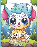 Monster Coloring Book For Kids B0CC47BFNY Book Cover
