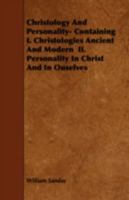 Christology and Personality 1342134524 Book Cover