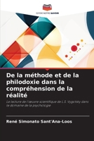 De la méthode et de la philodoxie dans la compréhension de la réalité (French Edition) 6209783961 Book Cover