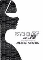 Psychology and Law: A Critical Introduction 0521531616 Book Cover