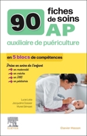90 Fiches de Soins Pour l'Auxiliaire de Puériculture: Prise En Charge de l'Enfant En Maternité, Crèche Et PMI 2294782380 Book Cover