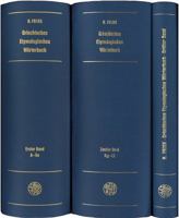 Griechisches Etymologisches Worterbuch, Bd. 1: A - Ko 3825306526 Book Cover