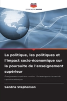 La politique, les politiques et l'impact socio-économique sur la poursuite de l'enseignement supérieur: Enseignement supérieur continu : Un avantage en termes de capital académique 6203338567 Book Cover