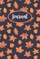 Journal: Autumn Leaves Journal & Diary With Lined Pages, Perfect For Notes Taking Or Journaling, Perfect For Work Or Home, Pretty Notebook For Nature Lovers, Fall Gift For Him And Her. 1708178104 Book Cover