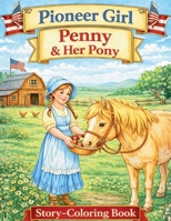 Pioneer Girl Penny and Her Pony: A Farm Adventure Story Coloring Book for Kids Who Love Ponies, Horses, and Creative Fun B0H4QLVTBF Book Cover