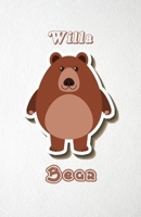 Willa Bear A5 Lined Notebook 110 Pages: Funny Blank Journal For Wide Animal Nature Lover Zoo Relative Family Baby First Last Name. Unique Student ... Composition Great For Home School Writing 1672073200 Book Cover