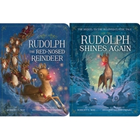 Rudolph the Red-nosed Reindeer, and Rudolph Shines Again 1534432299 Book Cover