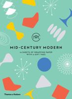 Mid-Century Modern: 10 Sheets of Wrapping Paper with 12 Gift Tags 0500420831 Book Cover