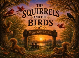 The Squirrels and the Birds at Sunset Park B0HJFKNWRF Book Cover