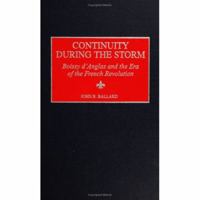 Continuity During the Storm: Boissy D'Anglas and the Era of the French Revolution 0313315086 Book Cover