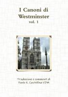 I Canoni di Westminster 0244729050 Book Cover