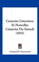 Causeries Littéraires... 1168166276 Book Cover