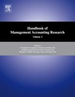 Handbook of Management Accounting Research, Volume 3 0080554504 Book Cover