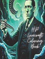 H.P. Lovecraft Coloring Book B0CJSV66J7 Book Cover