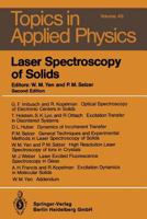 Laser Spectroscopy of Solids 3540167099 Book Cover