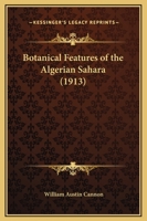 Botanical features of the Algerian Sahara 1120268141 Book Cover