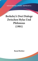 Berkeleys Drei Dialoge Zwischen Hylas Und Philonous 1160044678 Book Cover