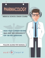 Pharmacology - Medical School Crash Course B0851MXV1P Book Cover