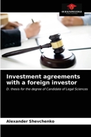 Investment agreements with a foreign investor 6203370568 Book Cover