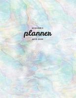 Academic Planner 2019-2020: Weekly & Monthly View Planner - Achieve Your Goals & Increase Productivity - Pink Pastel Iridescent Style 1095126695 Book Cover