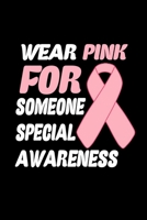 Wear pink for someone special awareness: 110 Game Sheets - 660 Tic-Tac-Toe Blank Games | Soft Cover Book for Kids for Traveling & Summer Vacations | ... x 22.86 cm | Single Player | Funny Great Gift 1709626577 Book Cover