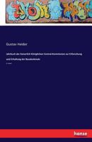 Jahrbuch Der Kaiserlich Koniglichen Central-Kommission Zur Erforschung Und Erhaltung Der Baudenkmale 3741162353 Book Cover