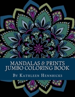 Mandalas & Prints Jumbo Coloring Book 1541122011 Book Cover