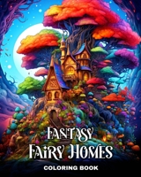 Fantasy Fairy Homes Coloring Book: Magical Fairy House Coloring Pages for Adults and Teens with Whimsical Designs B0CP49NC2K Book Cover