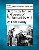 Barons by tenure and peers of Parliament by writ 1240023650 Book Cover