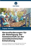 Herausforderungen für die Beteiligung der Gemeinschaft an der sozioökonomischen Entwicklung (German Edition) 6208616549 Book Cover