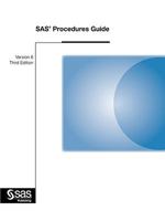 SAS Procedures Guide, Version 6 1555443788 Book Cover