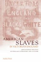 American Slaves in Victorian England: Abolitionist Politics in Popular Literature and Culture 0521121655 Book Cover