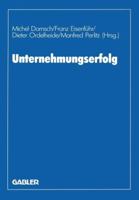 Unternehmungserfolg: Planung Ermittlung Kontrolle 3409134026 Book Cover