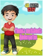 Phonics worksheets Kindergarten: 48MATH Kids B087L71YQS Book Cover