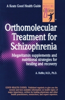 Orthomolecular Treatment for Schizophrenia 0879839104 Book Cover